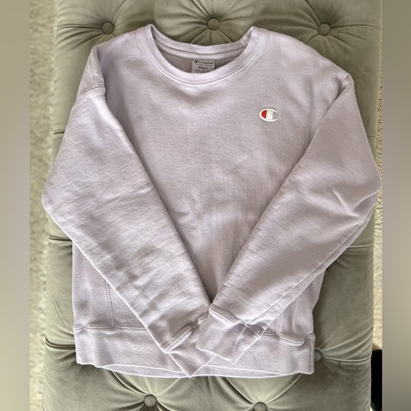 Champion Lavender Crewneck Sweatshirt - Picture 6 of 7